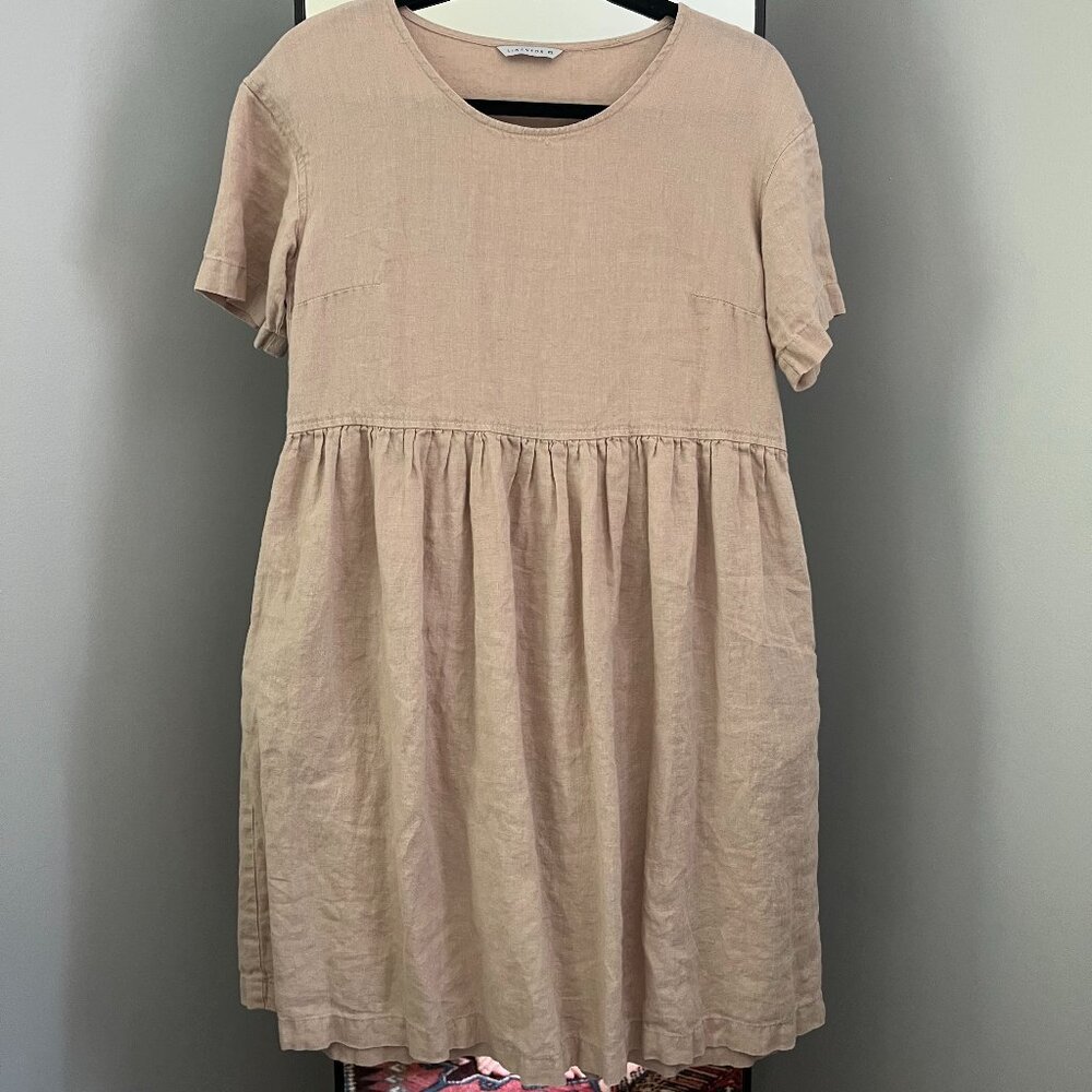 Linenfox Anna Linen Dress natural, xs, fits like a small